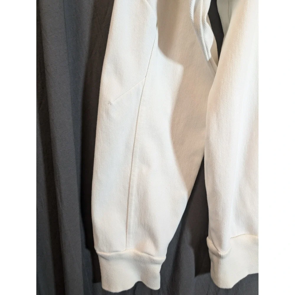 True Religion Sweatshirt Mens‎ XL White Crewneck Long Sleeve Pocket Pullover Top